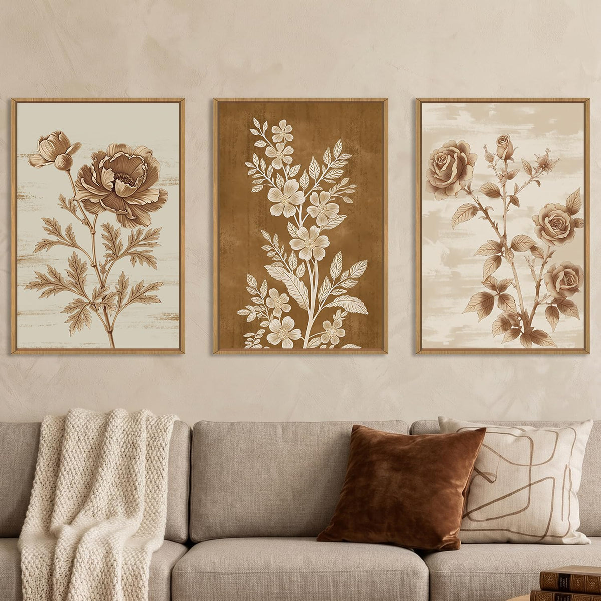 DRACIT Framed Canvas Wall Art Set
