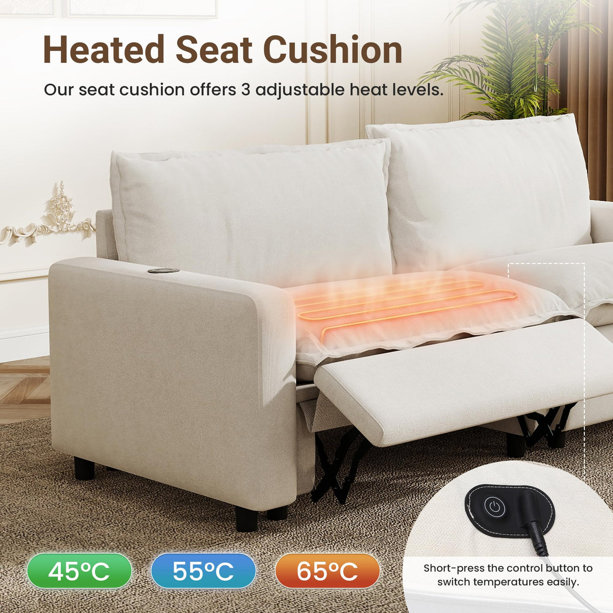 Power-Reclining Modular Sectional Sofa