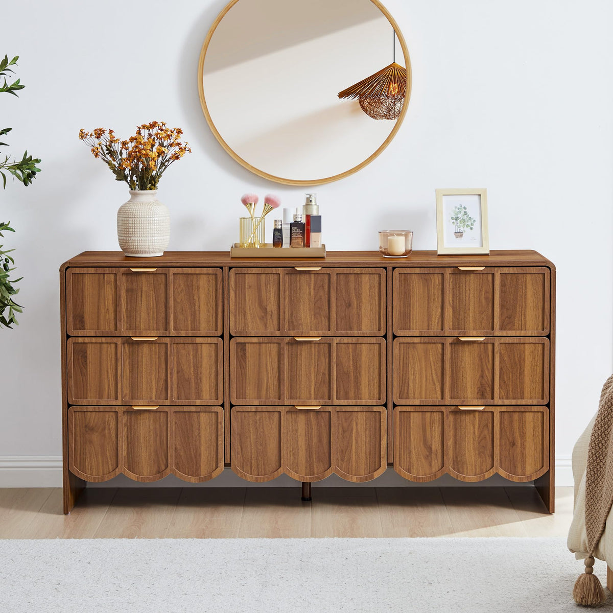 ORRD Wave-Fluted Drawer Dresser