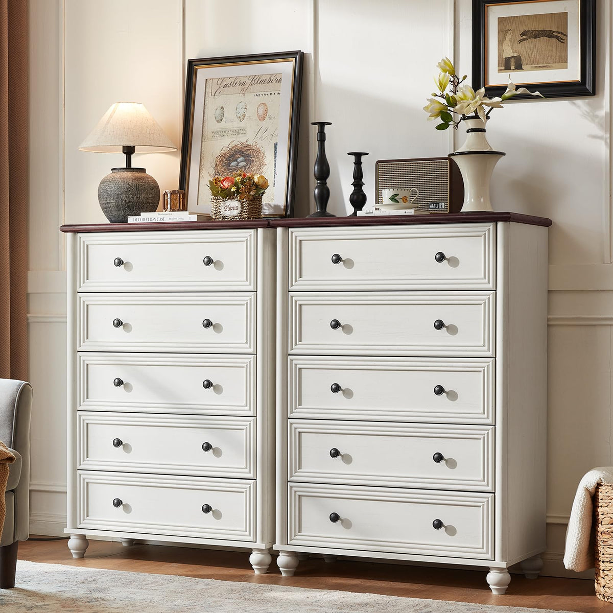 RWYHG Farmhouse Five-Drawer Dresser