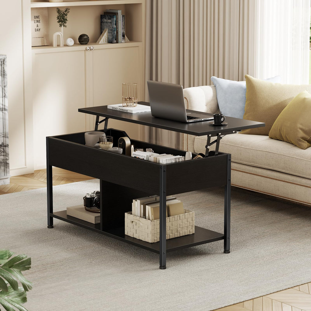 OLIXIS Lift-Top Storage Coffee Table