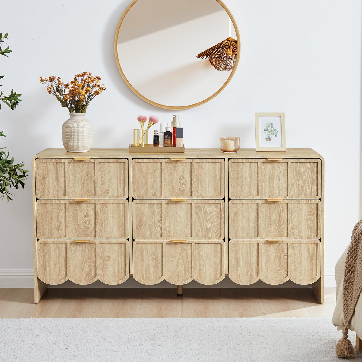ORRD Wave-Fluted Drawer Dresser