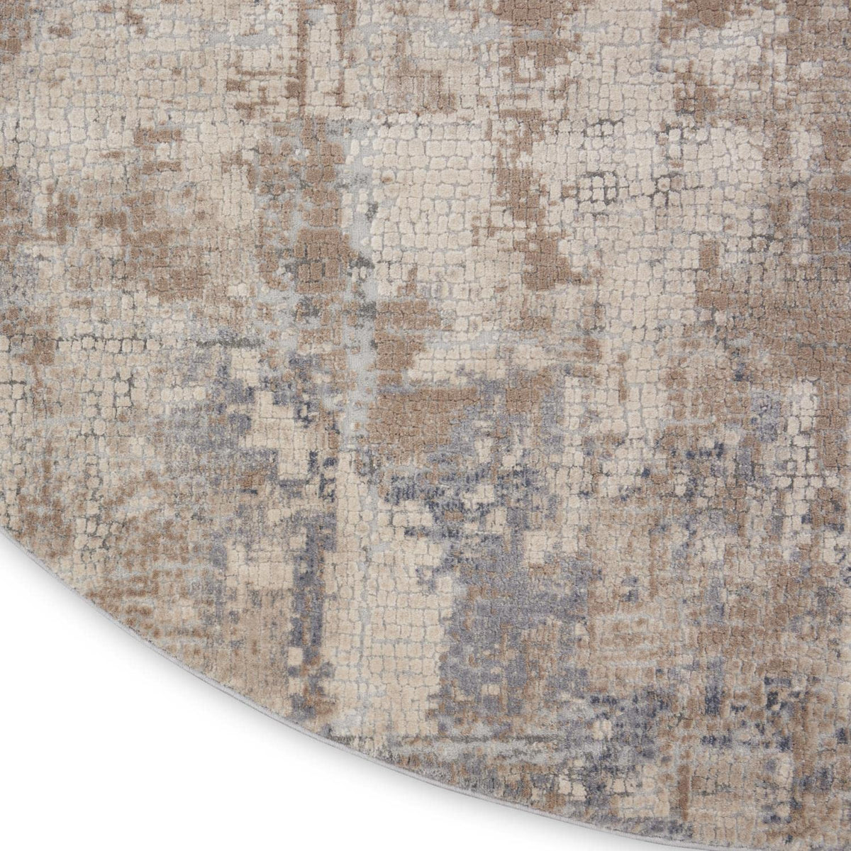 Nourison Rustic Beige and Grey Area Rug