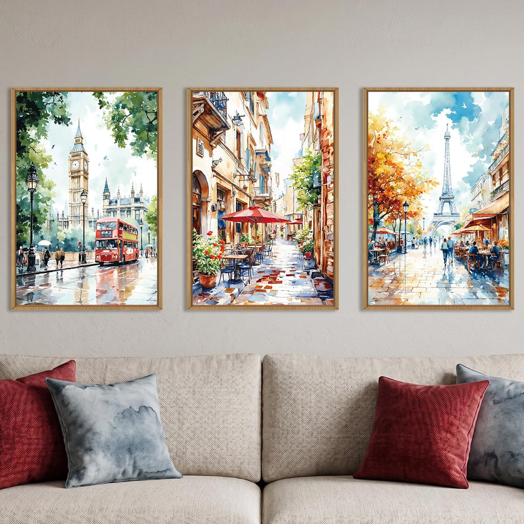 DRACIT Framed Canvas Wall Art Set