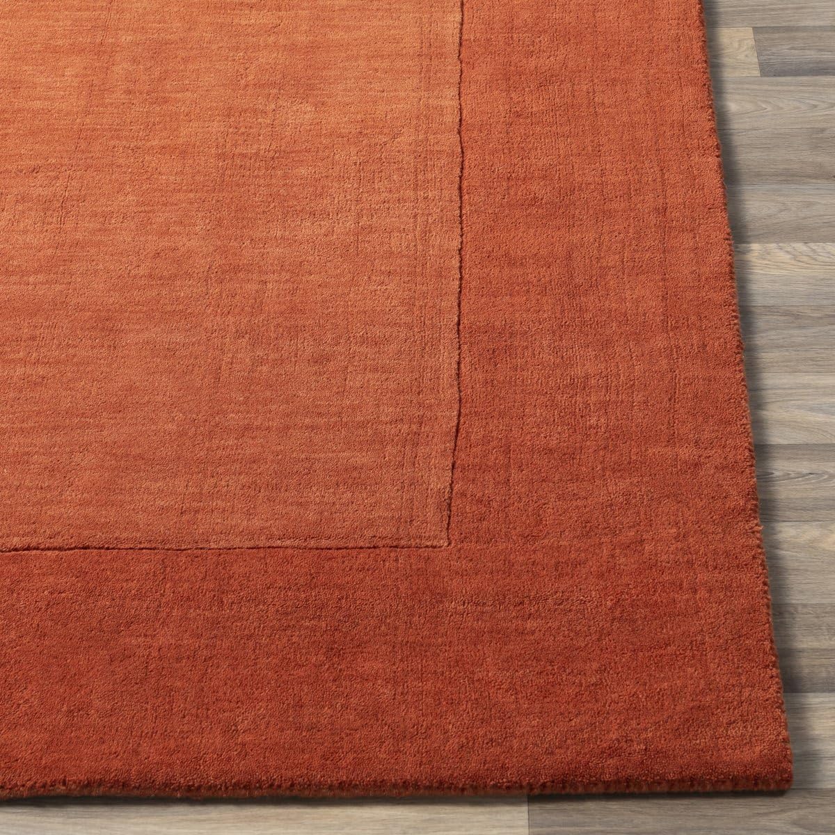 Casa Loom Hand-Tufted Wool Border Rug