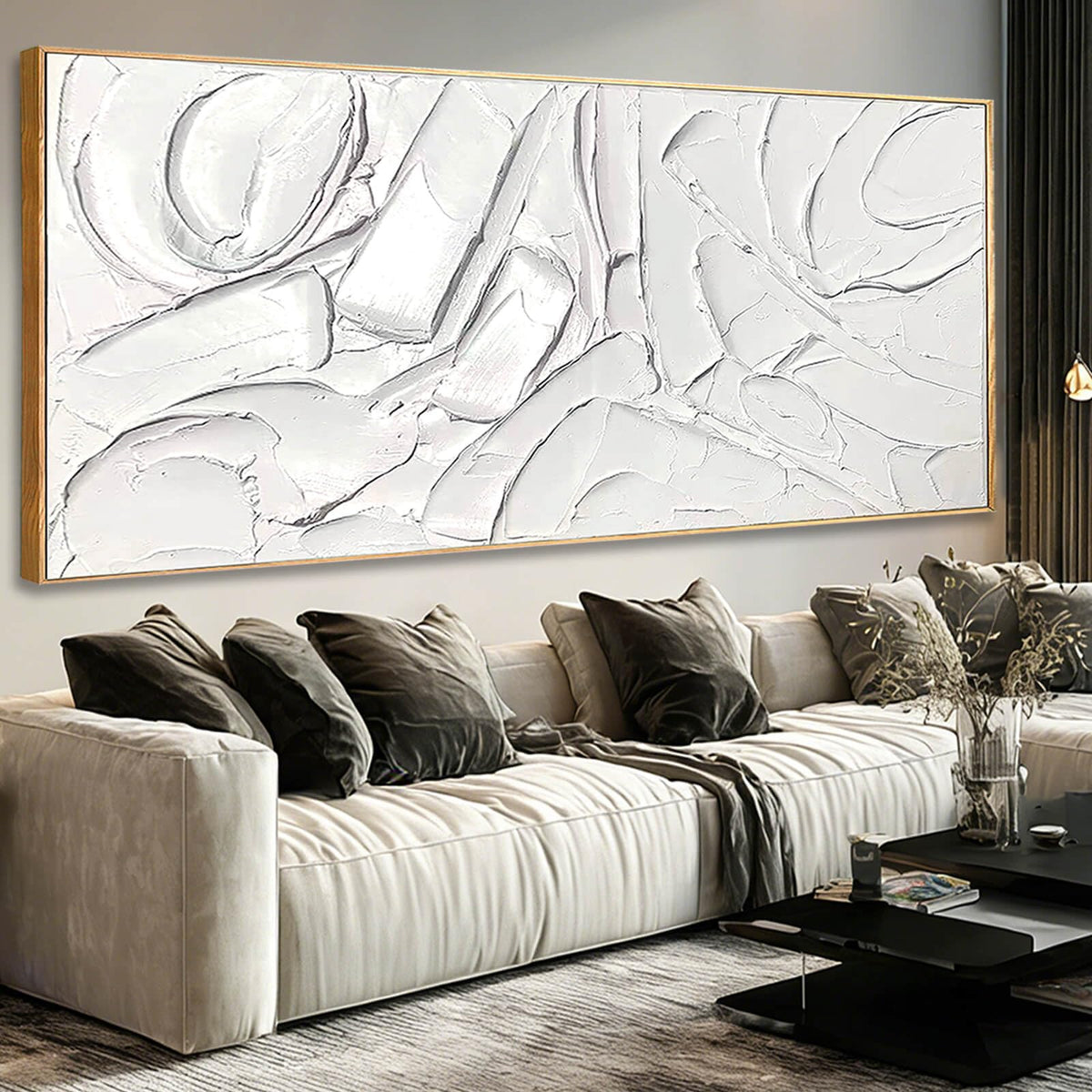 XIANSHOU Abstract Branch Canvas Wall Art