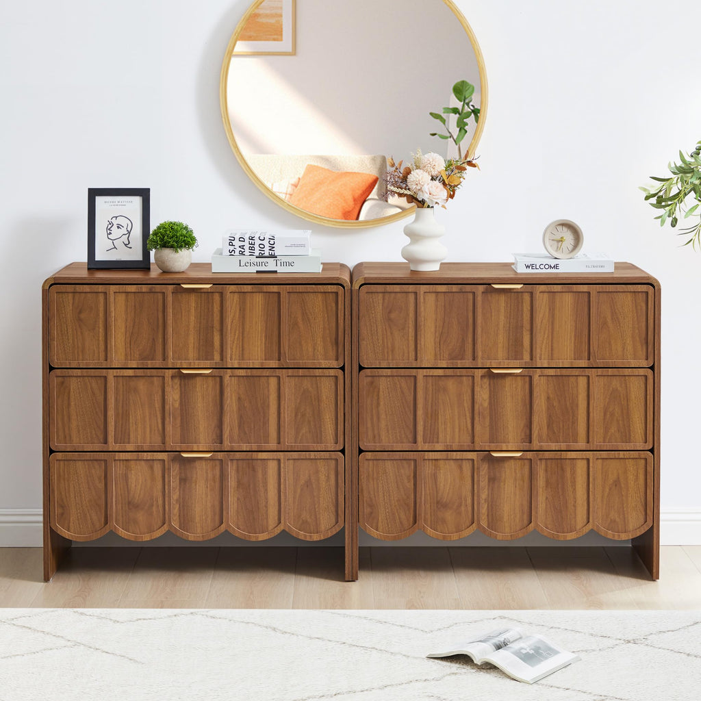 ORRD Wave-Fluted Drawer Dresser