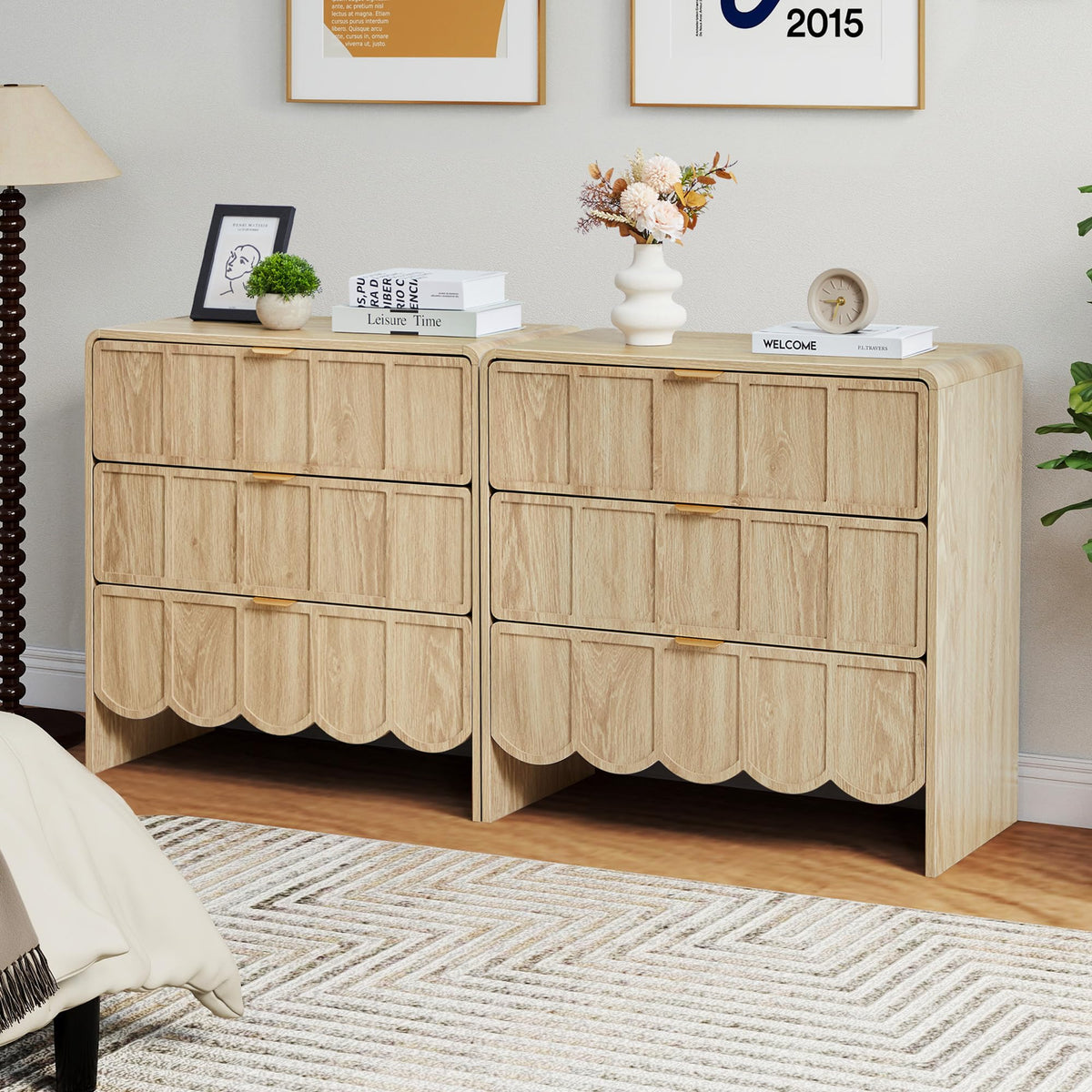 ORRD Wave-Fluted Drawer Dresser