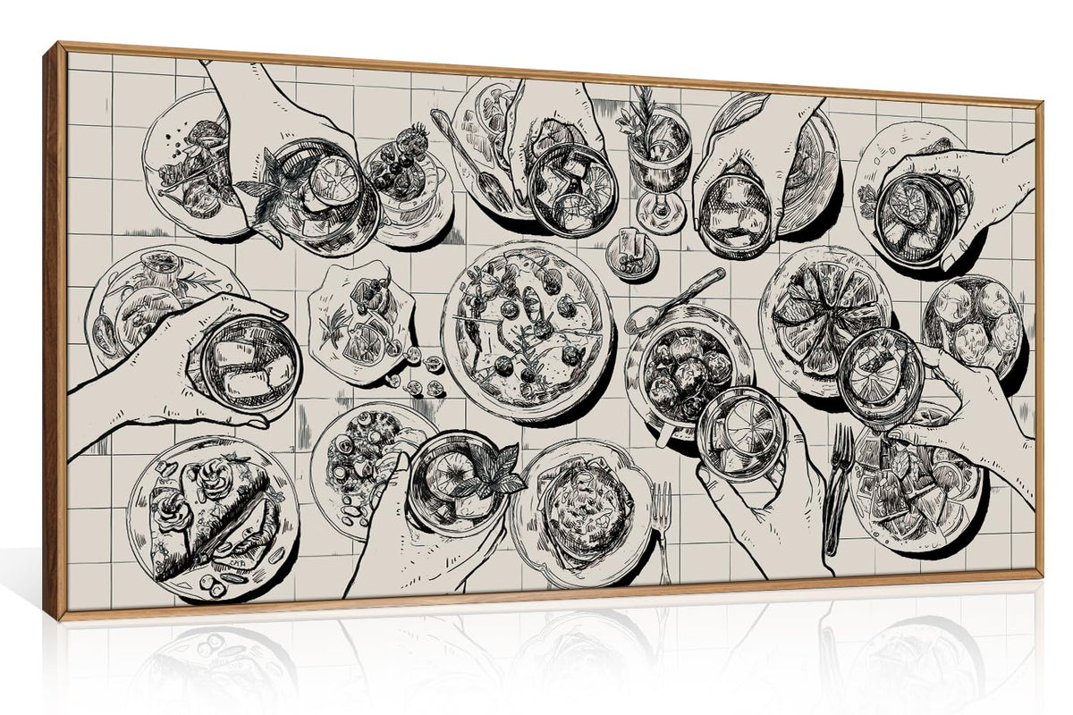 DRACIT Framed Canvas Wall Art Set
