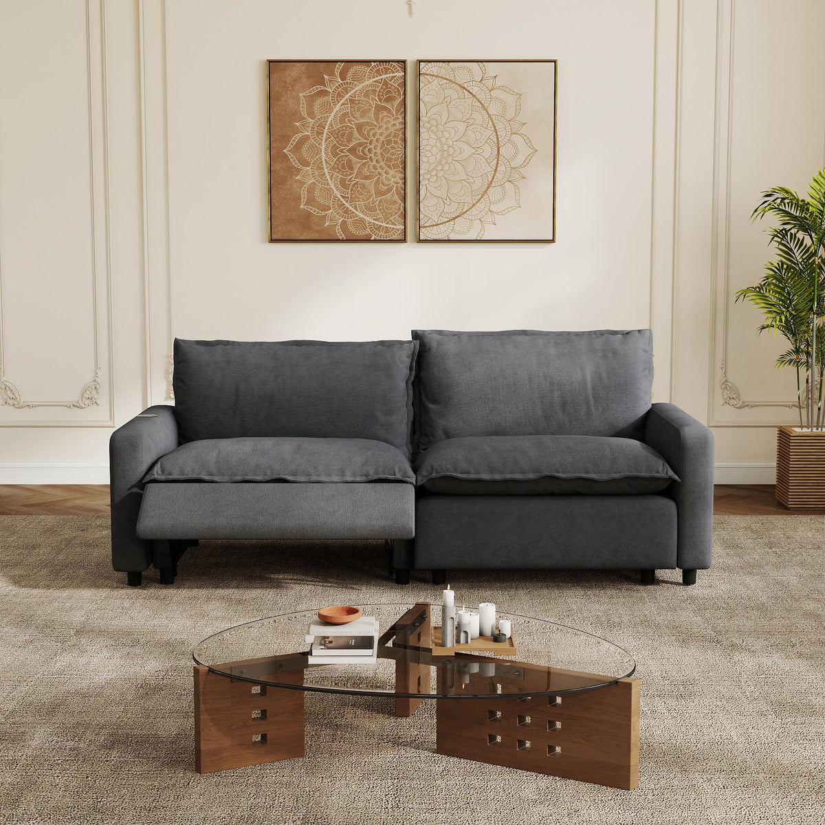 Power-Reclining Modular Sectional Sofa