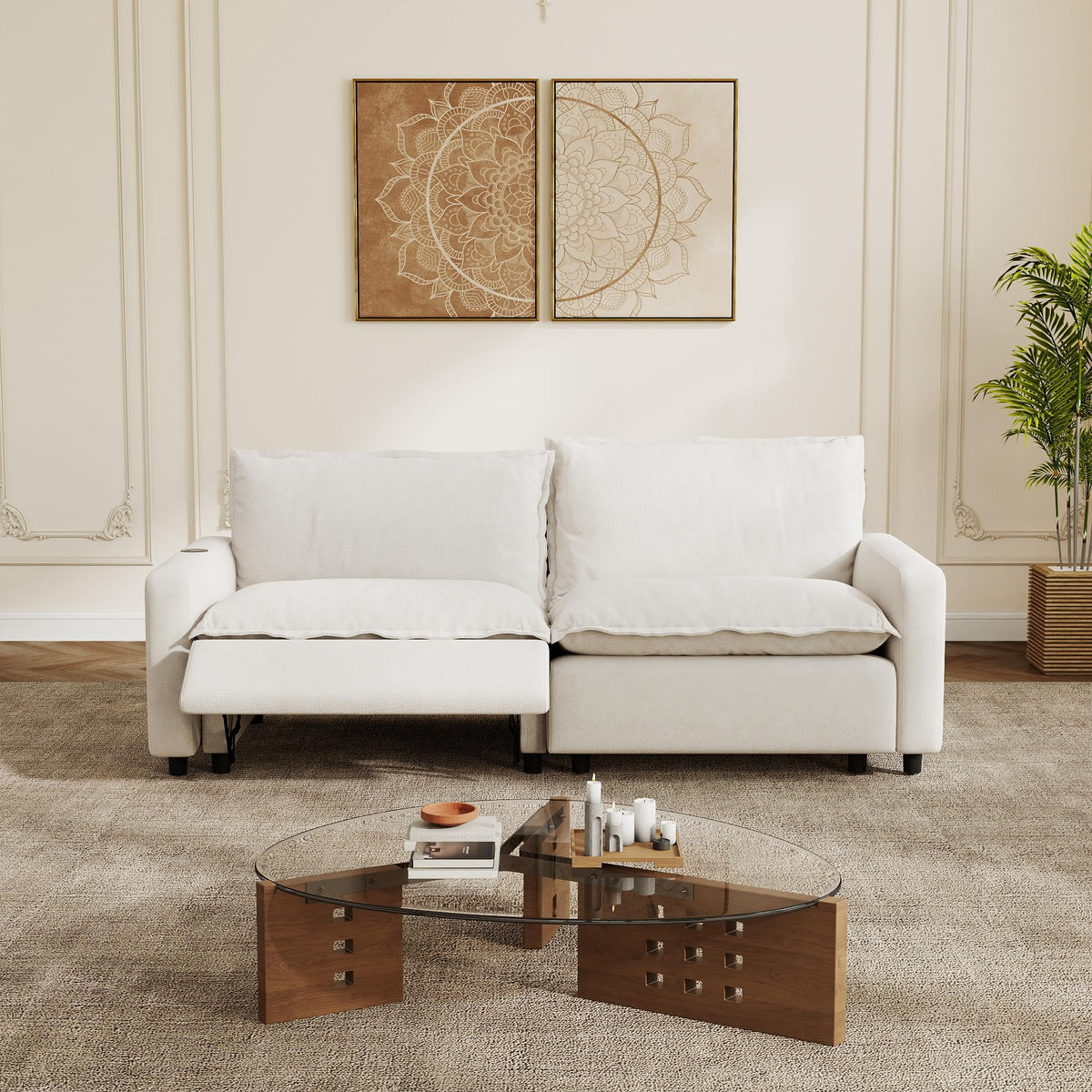 Power-Reclining Modular Sectional Sofa