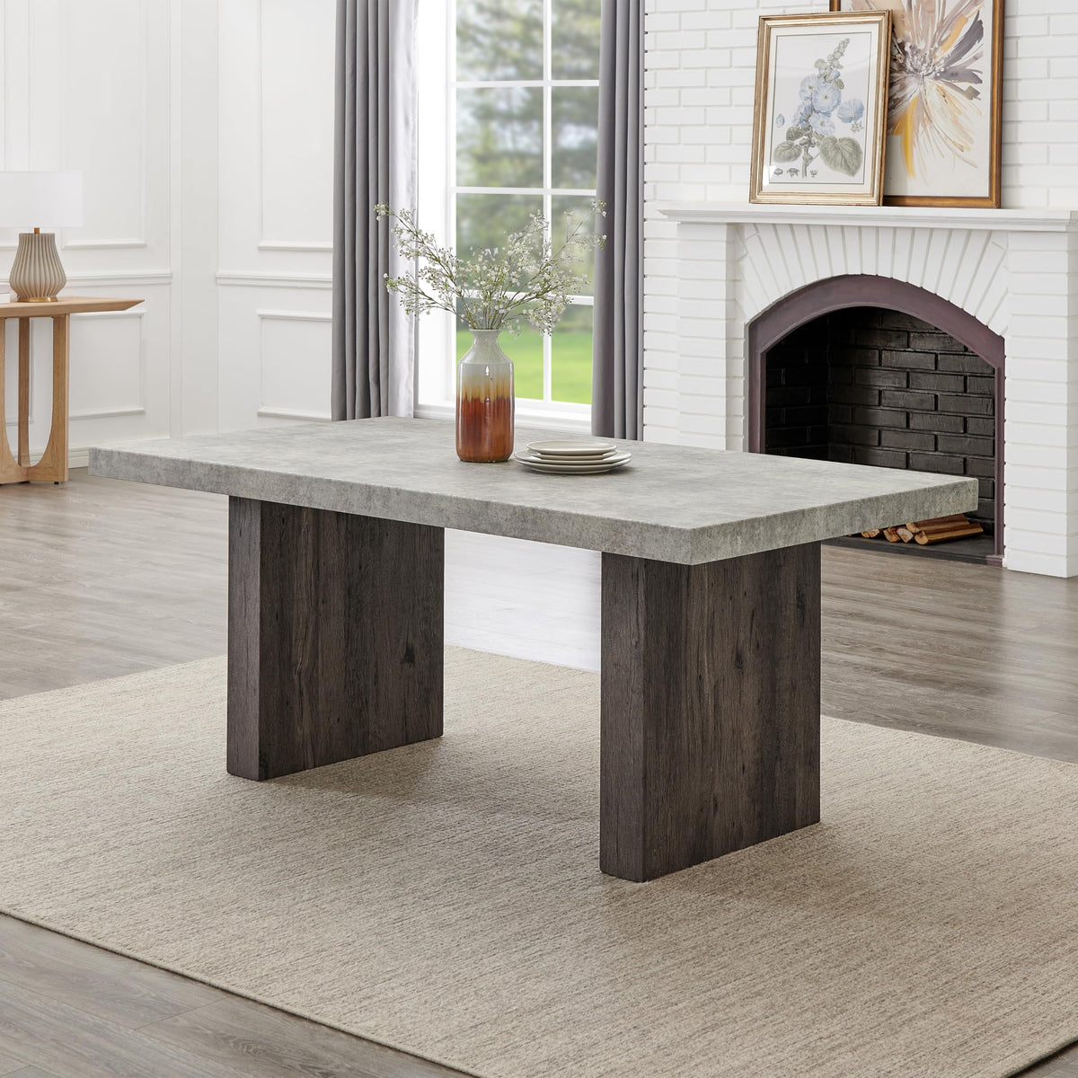 Roundhill Sorlen 72-Inch Dining Table