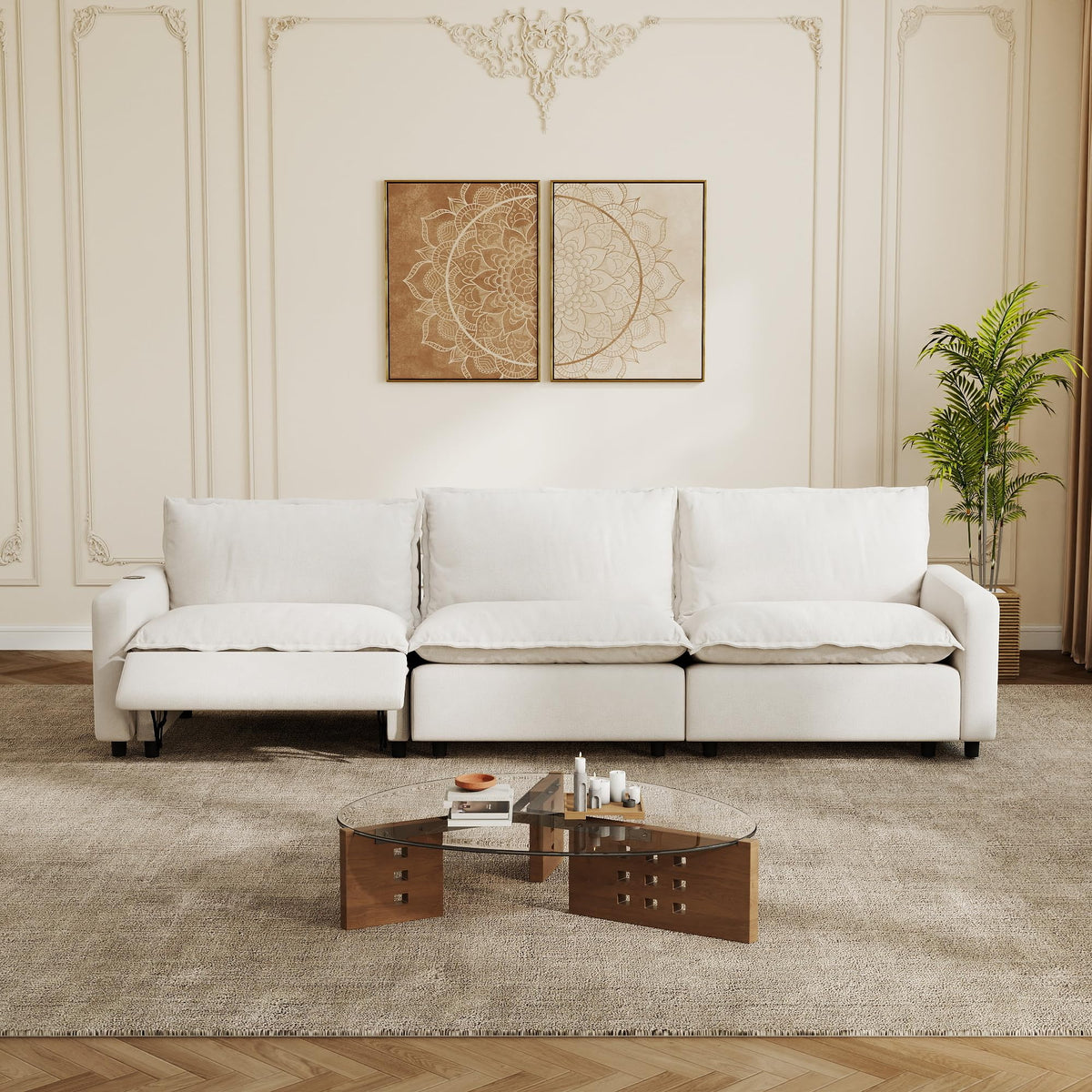 Power-Reclining Modular Sectional Sofa