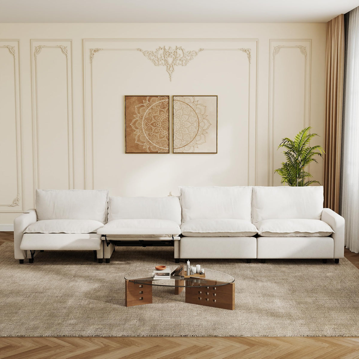 Power-Reclining Modular Sectional Sofa
