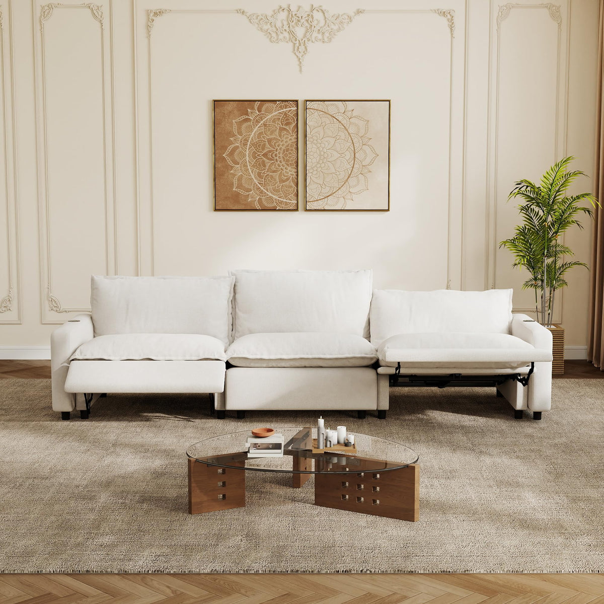 Power-Reclining Modular Sectional Sofa