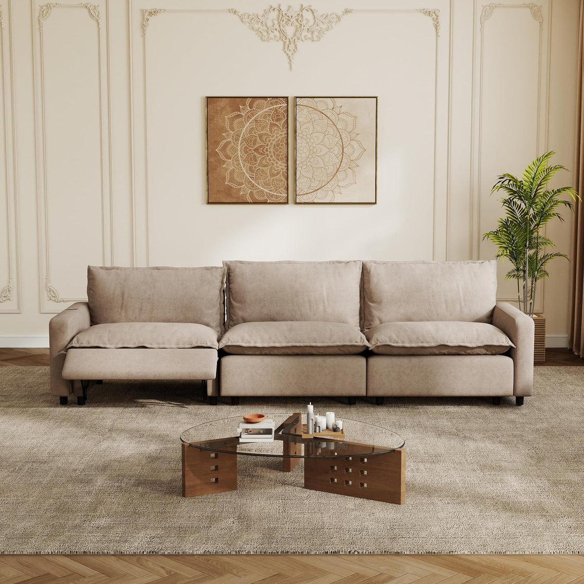 Power-Reclining Modular Sectional Sofa