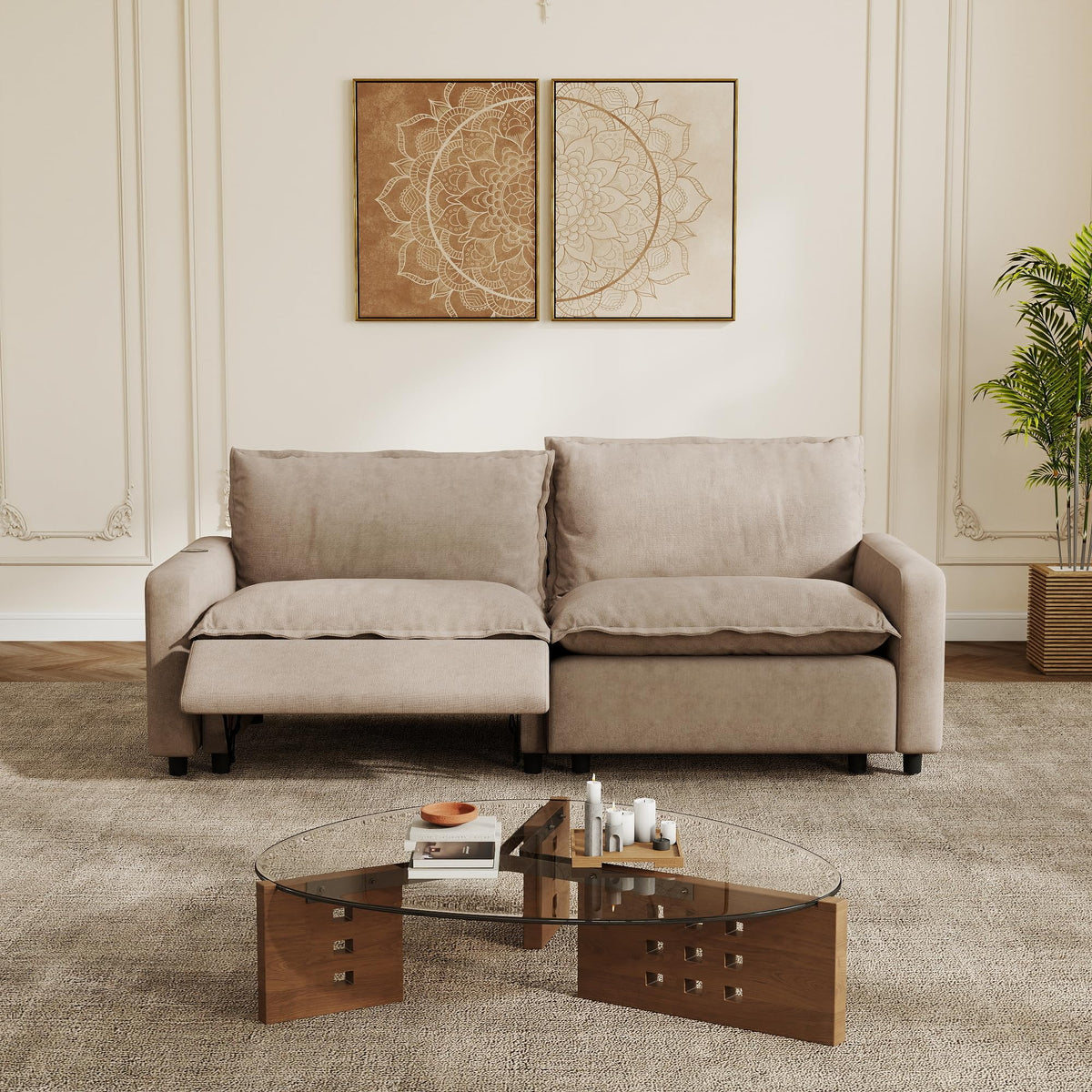 Power-Reclining Modular Sectional Sofa