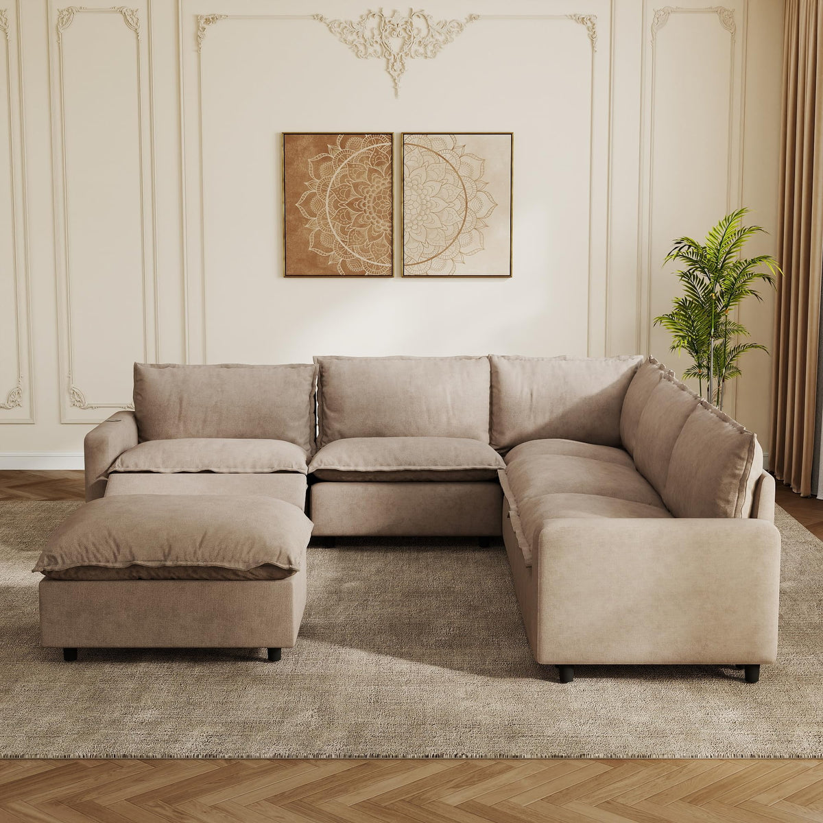 Power-Reclining Modular Sectional Sofa